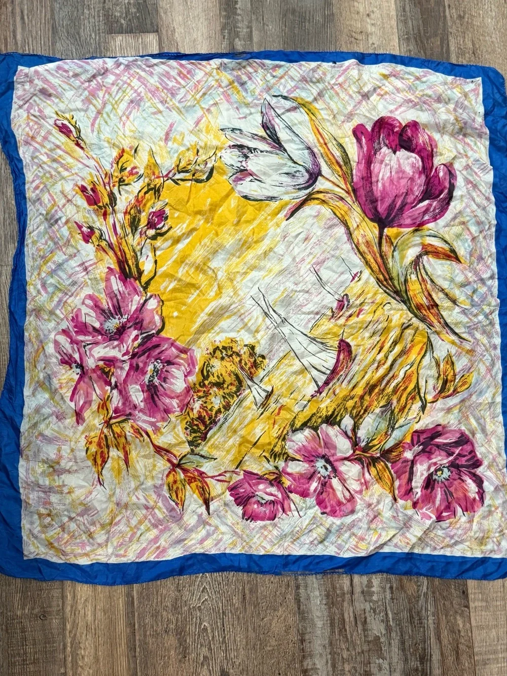 vintage scarf large